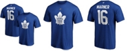 Fanatics Men's Mitchell Marner Blue Toronto Maple Leafs Team Authentic Stack Name and Number T-shirt
